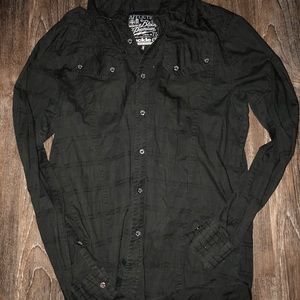 Affliction size large button up